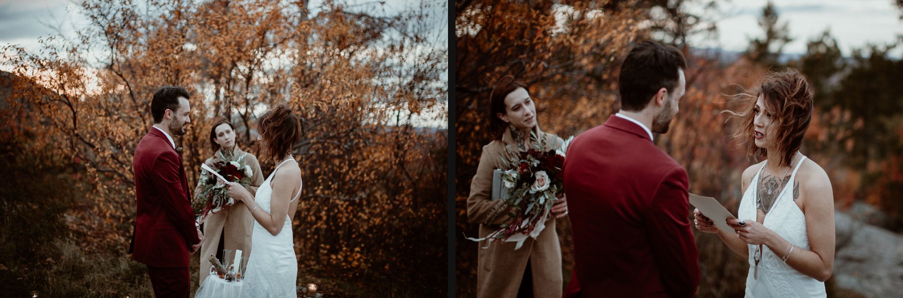 Sugarloaf Mountain Elopement, Michigan.