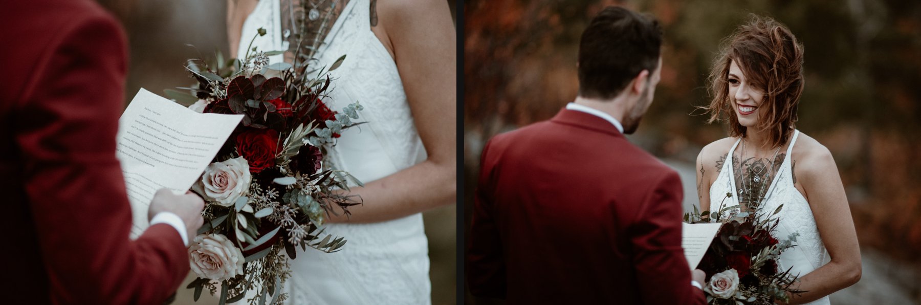 Elopement on Sugarloaf Mountain, Michigan.