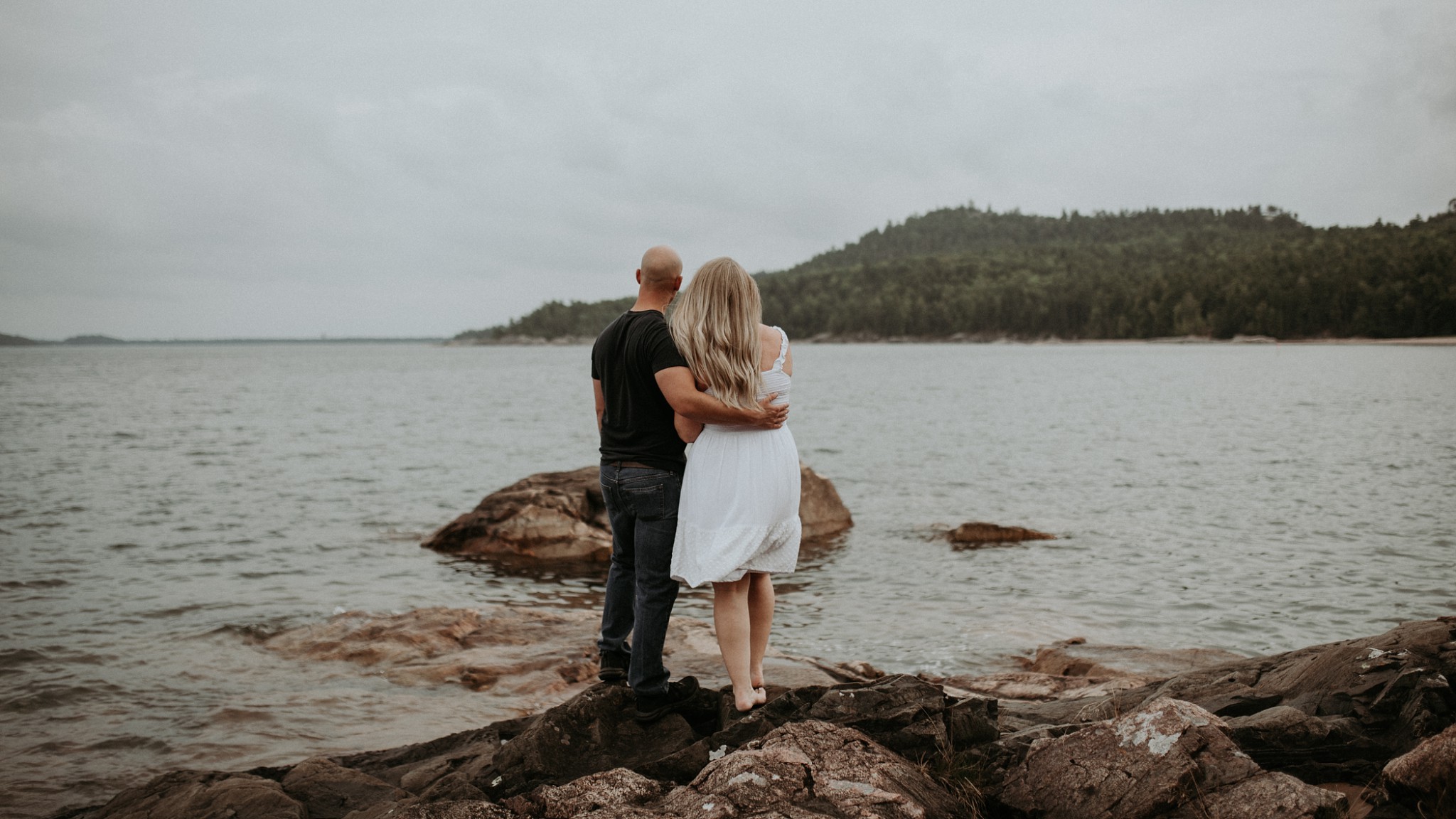 Marquette Michigan Engagement Photos