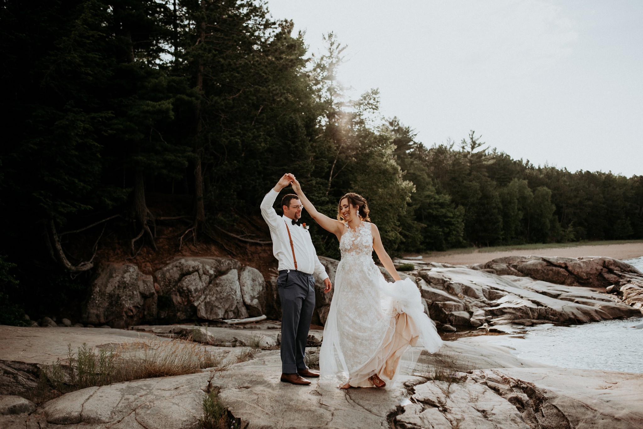 Wetmore Landing Elopement: Marquette, MI