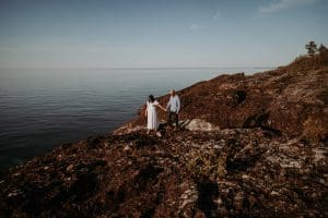 Copper Harbor Engagement Photos