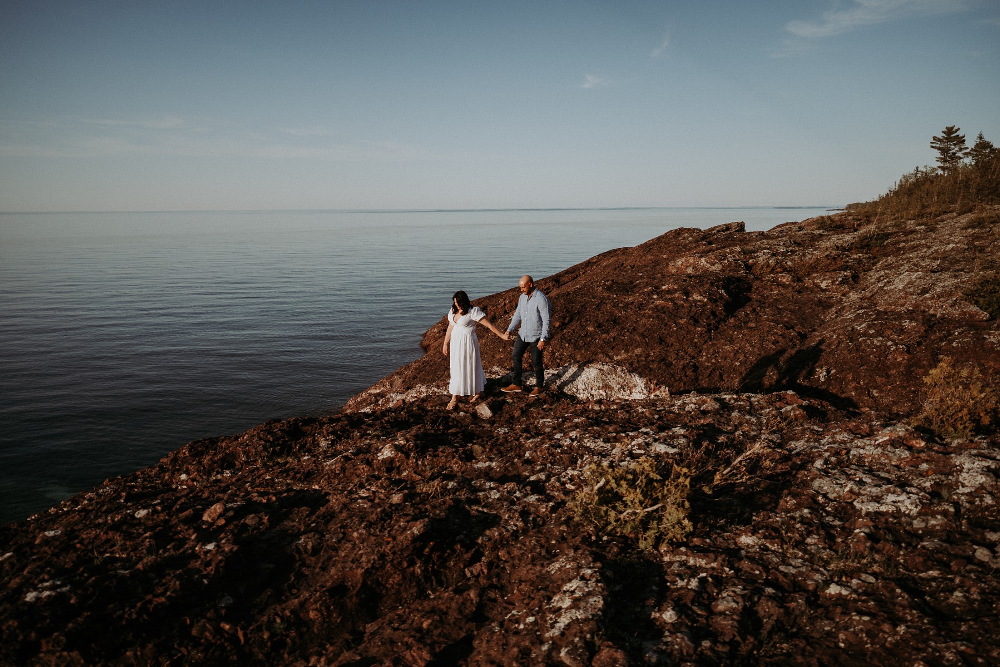 Copper Harbor Engagement Photos