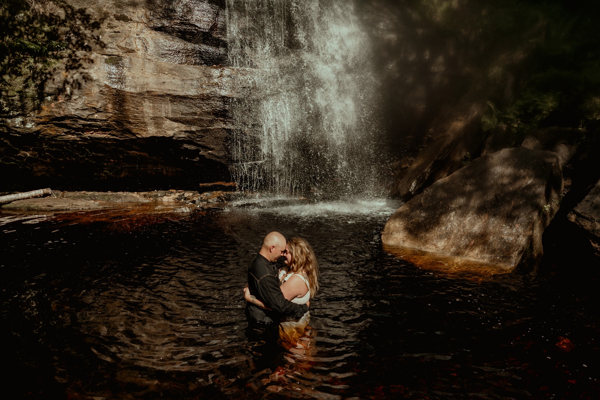 Hungarian Falls Engagement Session: Keweenaw Peninsula